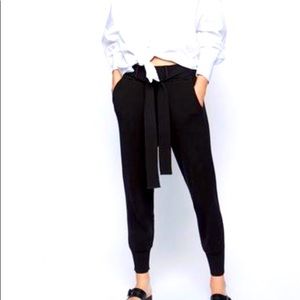 ZARA Black Knit Jogging Pants